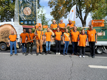 Tischlerinnung Bautzen beim Festumzug in Kamenz